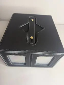 Commander Deck Box for MTG 400+ Double Sleeved Cards w Dice Tray Faux Leather - Image 1