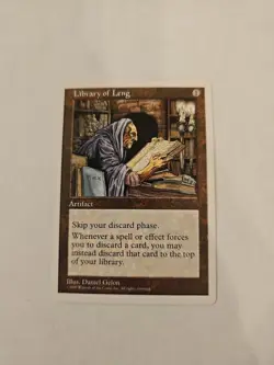 Mtg 5th Edition Library Of Leng (Never Played) - Image 1