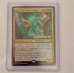 Omnath, Locus of Rage Prerelease Foil Battle for Zendikar MTG 217/274 - Image 1
