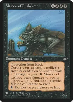 1 x Minion of Leshrac - Ice Age - LP - MTG - EOF - Image 1