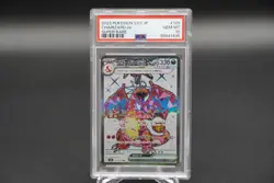 Pokemon PSA 10 Charizard ex SR 125/108 Ruler of the Black Flame SV3 Japanese GM - Image 1