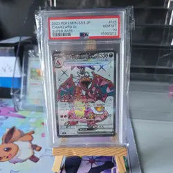 PSA 10 Charizard Ex 125/108 sv3 SR Pokemon Japanese Ruler Of The Black Flame - Image 1