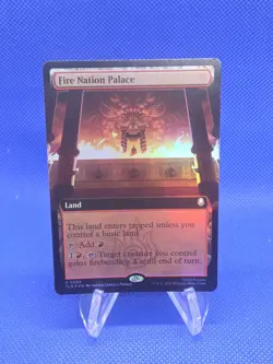 MTG Avatar The Last Airbender Fire Nation Palace 0389 Extended Art Foil NM - Image 1