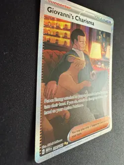 Giovanni’s Charisma 204/165 - SAR - SV 151 - Pokemon TCG - Full Art Trainer Card - Image 2