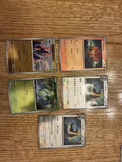 Pokemon White Flare Lot Of 5 Pokeball Reverse Holos - Image 1