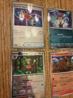 Pokemon White Flare Lot Of 4 Pokeball Reverse - Image 2