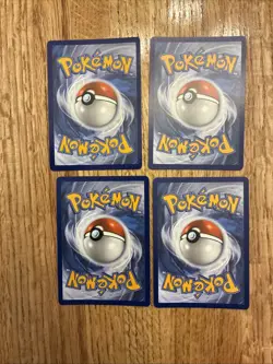 Pokemon White Flare Lot Of 4 Pokeball Reverse - Image 4