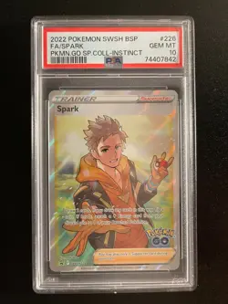 2022 POKEMON SWSH BLACK STAR PROMO #226 FULL ART/SPARK PSA 10 - Image 1