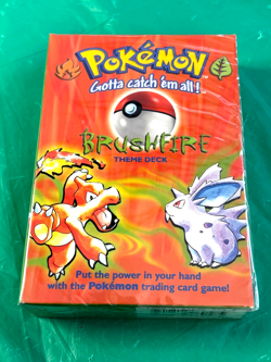 Pokemon - Fossil BRUSHFIRE Vintage Factory SEALED Theme Deck - Image 1