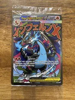 Pokemon TCG Mega Charizard X Ex Promo 023 Sealed Holo with Oricorio EX - Image 1