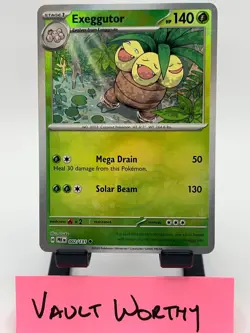 2025 Pokemon Prismatic Evolutions #2 Exeggutor MASTER BALL Reverse Holo Card - Image 1