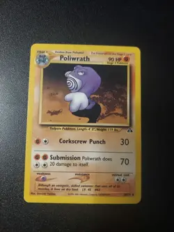 Poliwrath 28/75 Pokemon Neo Discovery Regular LP - Image 1