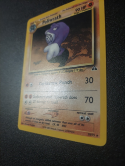 Poliwrath 28/75 Pokemon Neo Discovery Regular LP - Image 2