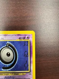 Unown [D] - 1st Edition - 47/75 Neo Discovery - Pokemon TCG - 2001 (LP+) - Image 4