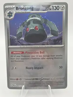 Pokemon TCG - S&V - Prismatic Evolutions - Bronzong 067/131 - Master Ball - NM - Image 1