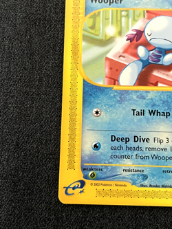 Pokemon TCG Wooper 066/147 Aquapolis Regular Near Mint - Image 2