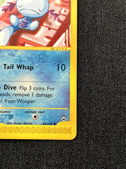 Pokemon TCG Wooper 066/147 Aquapolis Regular Near Mint - Image 5