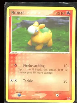 Numel Low Light Gray Ink Error Misprint Ex 5/10 EX Latias Trainer Kit Pokemon - Image 1