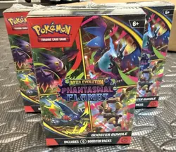 Pokemon TCG: Phantasmal Flames Factory Sealed Booster Bundle (3 Boxes) - Image 1