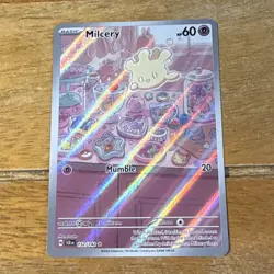 Pokemon TCG Milcery 152/142 Stellar Crown Illustration Rare - Image 1