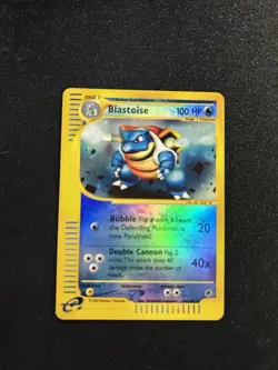 Pokemon TCG Expedition Blastoise Reverse Holo Card 36/165 NM - Image 1