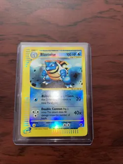 Pokemon TCG Blastoise Expedition 36/165 Reverse Holo Card NM - Image 1