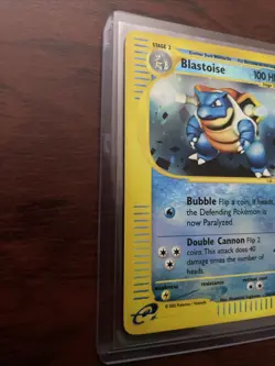 Pokemon TCG Blastoise Expedition 36/165 Reverse Holo Card NM - Image 3