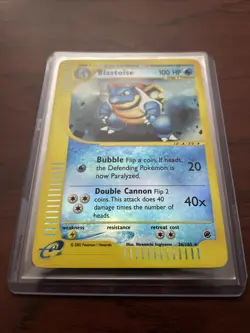 Pokemon TCG Blastoise Expedition 36/165 Reverse Holo Card NM - Image 5
