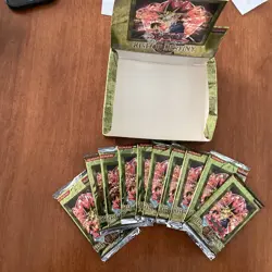1996 Yugioh Rise Of Destiny 1st Edition- 10 Packs With Box - Image 1