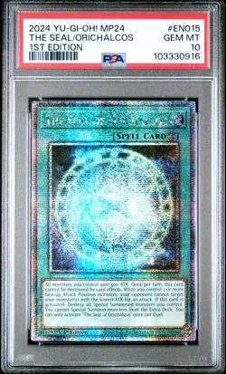 The Seal of Orichalcos - PSA 10 - MP24-EN015 Quarter Century Secret Rare Yugioh - Image 1