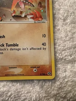 Groudon 5/106 EX Emerald Holo Rare Pokemon Card Delta Species - LP - Image 4