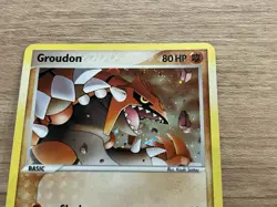 Pokemon Groudon TCG #5/106 EX Emerald Rare Holo Card 2005 - Image 2