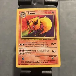 Pokemon Flareon 19/64 Jungle Unlimited Edition Regular Card - Image 1