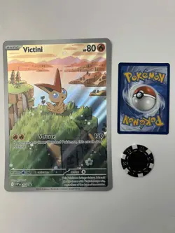 JUMBO Oversized Victini Promo Card SVP208 Scarlet & Violet Pokemon NM - Image 1