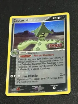 Cacturne - 27/108 - Stamped Holo - Ex Power Keepers - LP - Pokemon Card - Image 1