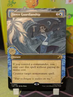 Fierce Guardianship - Showcase - Avatar: The Last Airbender - MTG - NM/Mint - Image 1