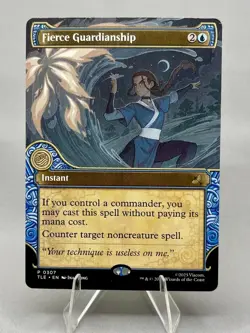 Fierce Guardianship (Showcase) TLE #307 MTG Avatar: The Last Airbender NM - Image 1