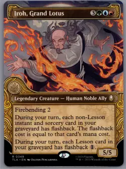 Iroh, Grand Lotus (Showcase) 0349 (R) MTG Avatar: The Last Airbender (TLA) - Image 1