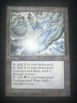 MTG 1x Underground River Ice Age Near Mint - NM - Image 1