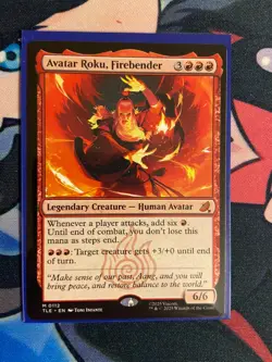 MTG Avatar Roku, Firebender (0112) *Non-Foil* Base Mythic Avatar TLE MT/NM - Image 1