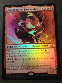 Avatar Roku, Firebender - Foil - TLE - MTG - EN - NM - 0112 - Image 1