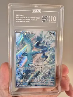 Articuno 161/159 Sv09: Journey Together IR TAG 10 Gem Mint NO DINGS Pokemon TCG - Image 4