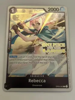 Rebecca (Judge Pack Vol. 6) OP04-092 One Piece Promotion Cards Foil - Image 1