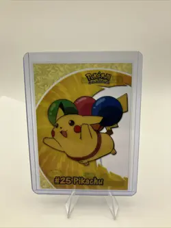 Topps Pokemon 2000 Pikachu #25 Clear Card PC1 TV Animation Edition - Image 1
