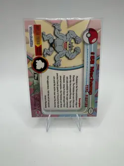 Topps Chrome Pokemon Machamp Card # 68 Holo - Image 3