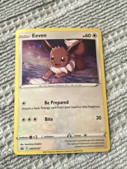 Eevee Swirl SWSH127 SWSH: Sword & Shield Promo Cards Holo Swirl - Image 1