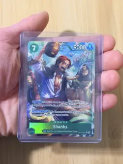 ONE PIECE TCG CARD Shanks (Alternate Art) - The Azure Sea's Seven OP14 OP14-027 - Image 3