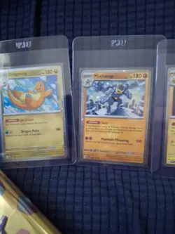 Sam's 151 Cosmic Holo Set Of 4 Promo Cards, Sleeved & Placed In Card Protector - Image 2