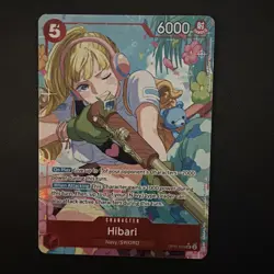 Hibari (Alt Art) OP11-010 SR Fist of Divine Speed ONE PIECE Card Game English - Image 4