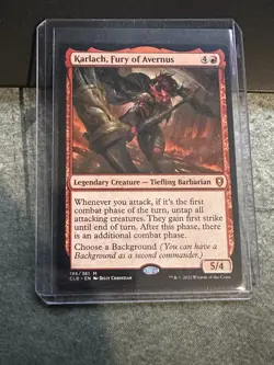 Karlach, Fury of Avernus #186 (NM) Baldur's Gate CLB Magic MTG LC1 - Image 1